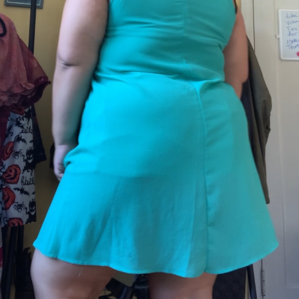 Teal summer dress